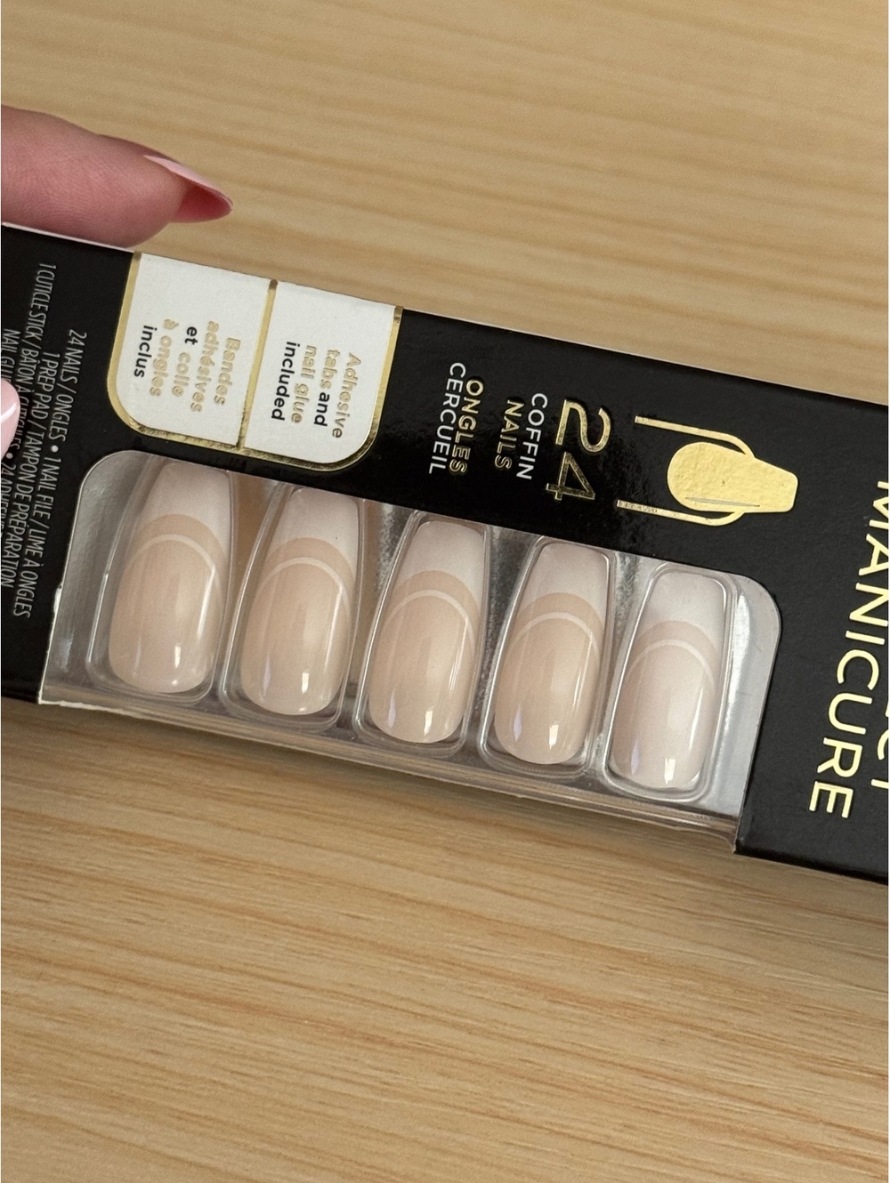 Sally Hansen Salon Perfect Manicure Press-On Coffin Nails On Pointe– New